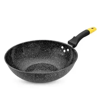 Non-stick wok bez ulja dim plinski štednjak индукционная štednjak univerzalni željezo tava i lonaca i tava wok željezo tepsija