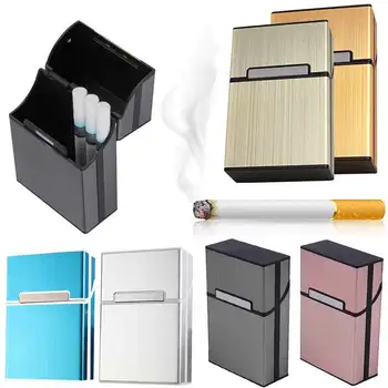 Lagani Aluminijski Cigaru Slučaj Za Cigare Cigaru Slučaj Držač Duhan, Džep Kutija Kontejner Za Skladištenje